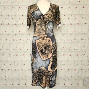 Vintage 90s Abstract Mini Dress